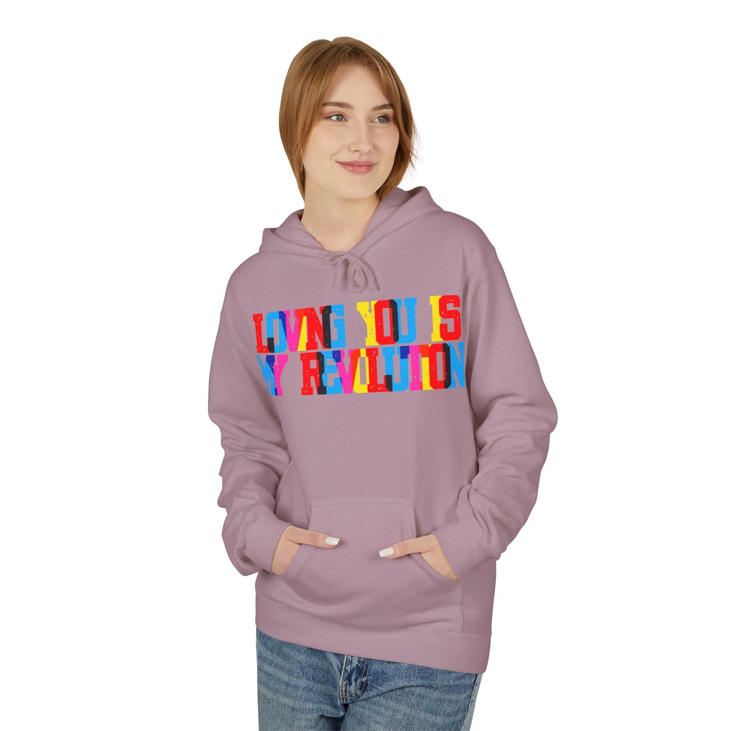 Loving You Is My Revolution Unisex Valentines Hoodie