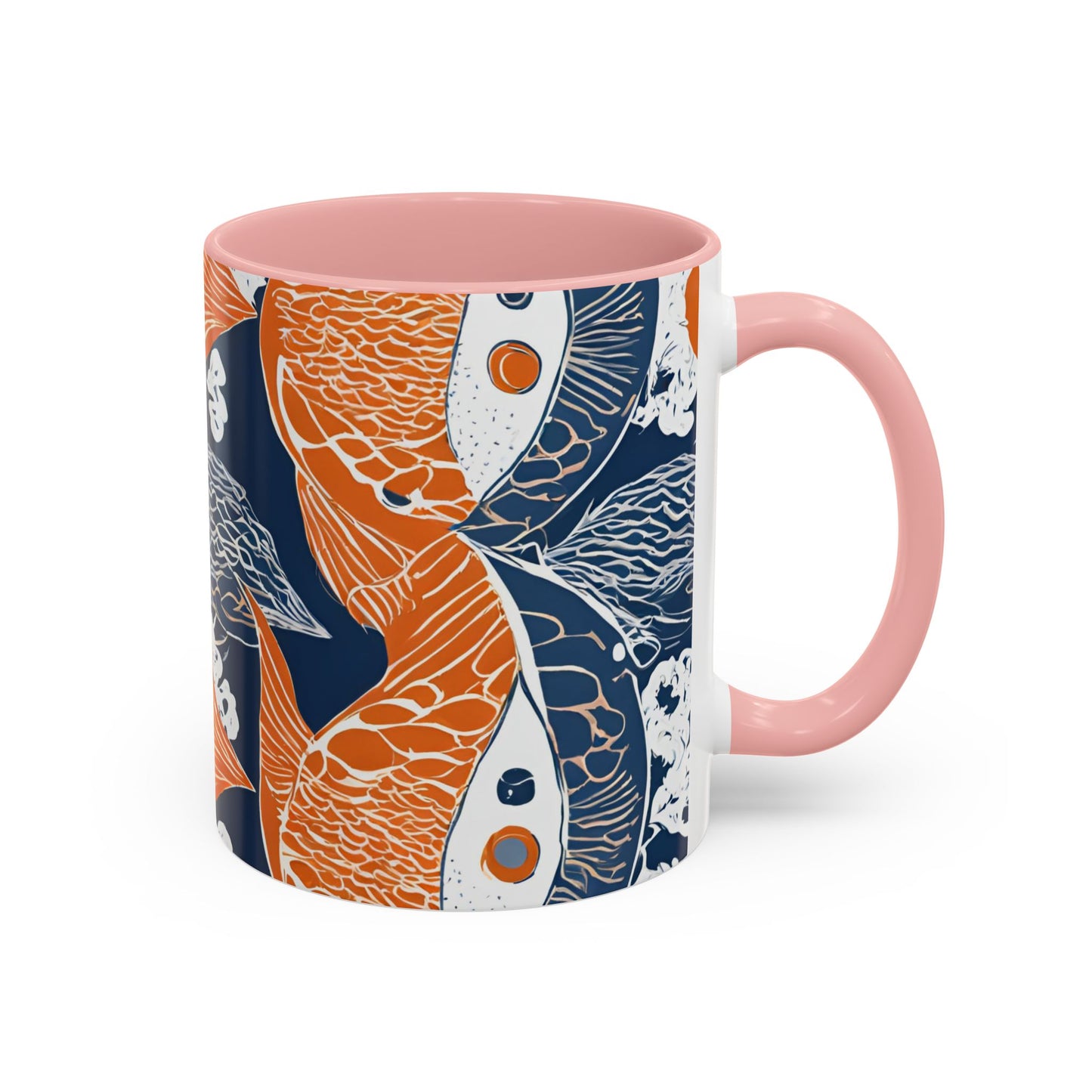 Orange Fish 01 Accent Coffee Mug (11oz)