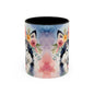 Husky 03 Accent Coffee Mug - Dog Lover Gift