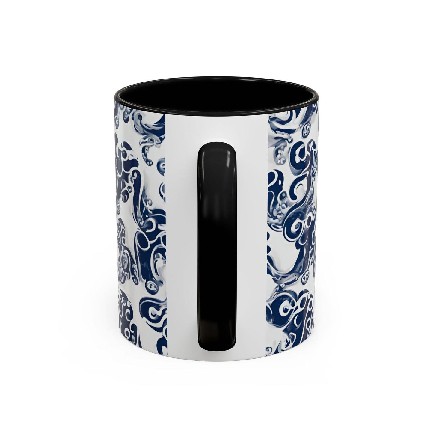 Octopus 2 Accent Coffee Mug (11oz)