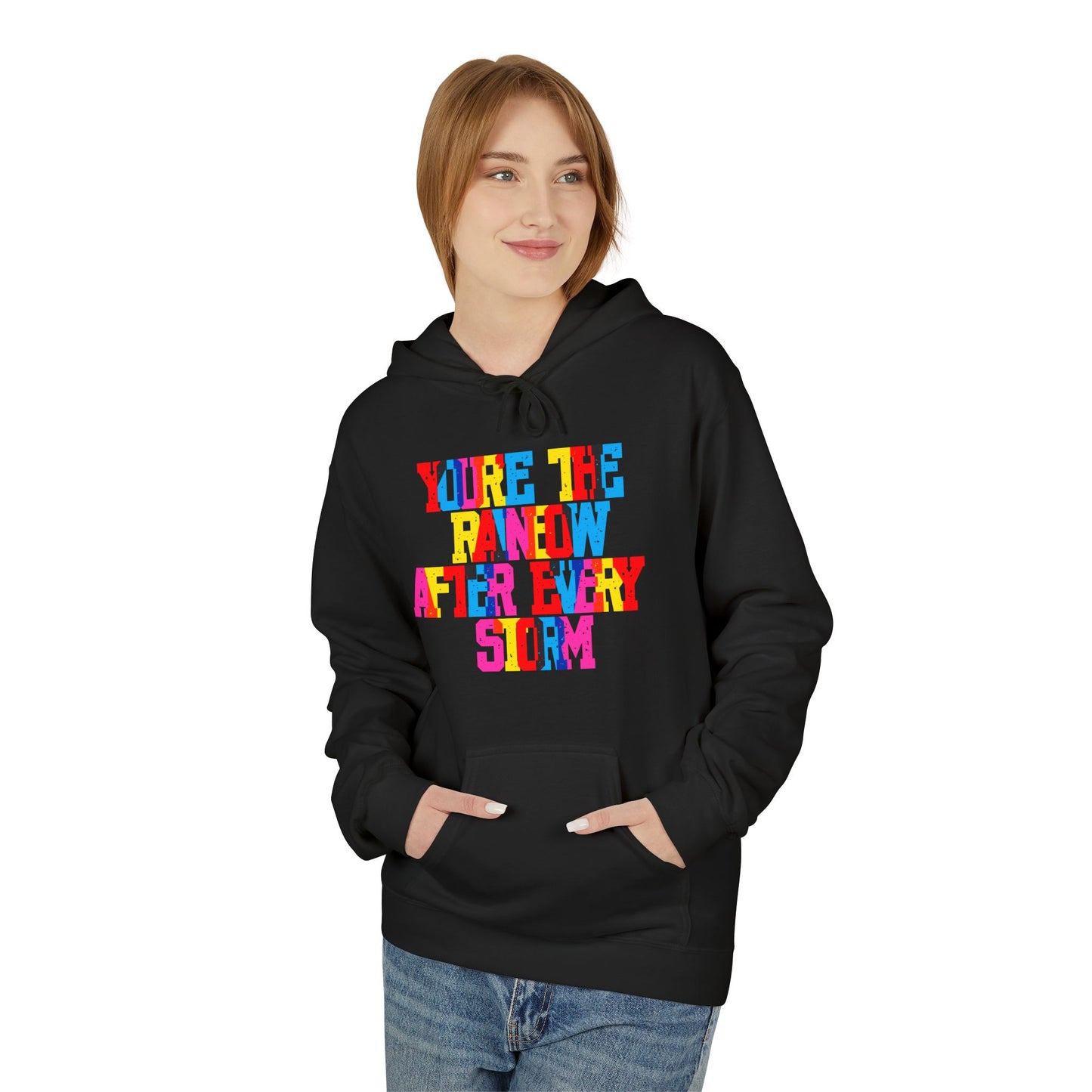 You’re The Rainbow After Every Storm Unisex Valentines Hoodie