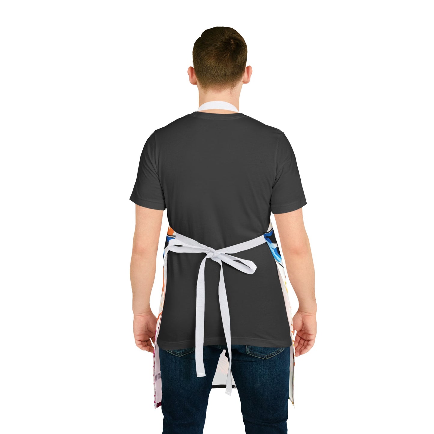 Multicolored Giraffe Adult Apron (AOP)