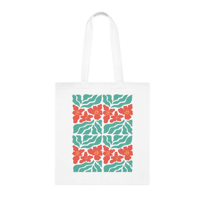 Abstract flowers 08 Cotton Tote