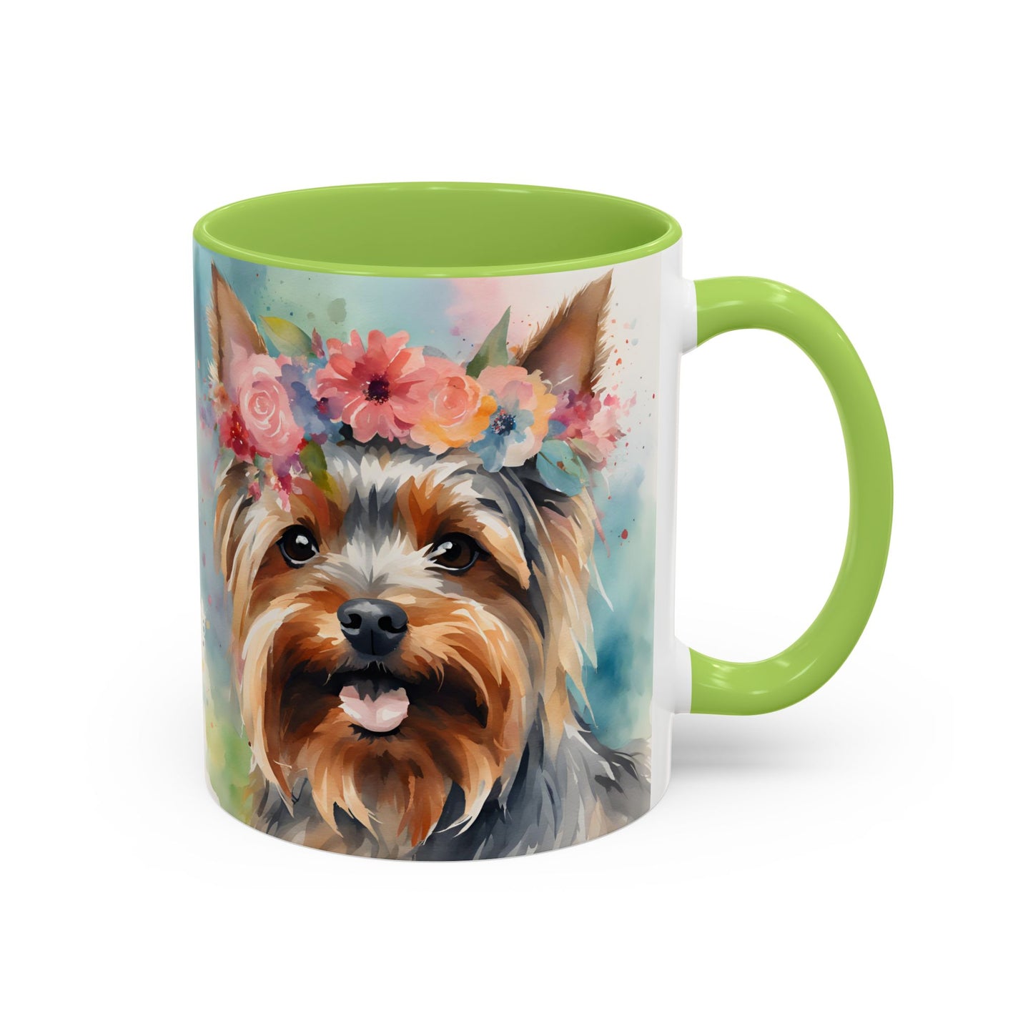 Yorkshire Terrier 04 Accent Coffee Mug - Dog Lover Gift