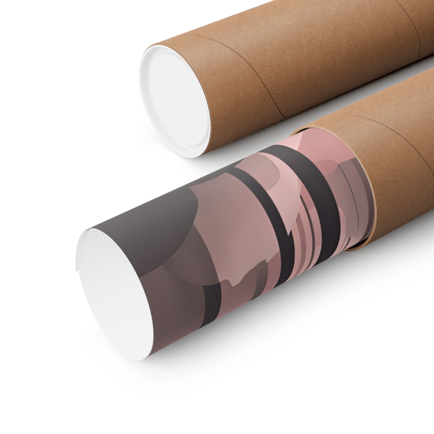 Lonely Forest Pink 14 Matte Square Posters