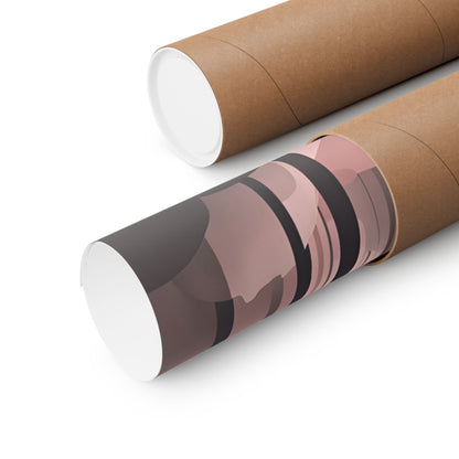Lonely Forest Pink 14 Matte Square Posters