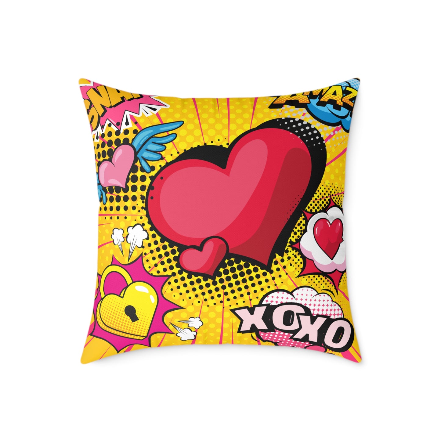 Snap! Pop Art Poly Pillow