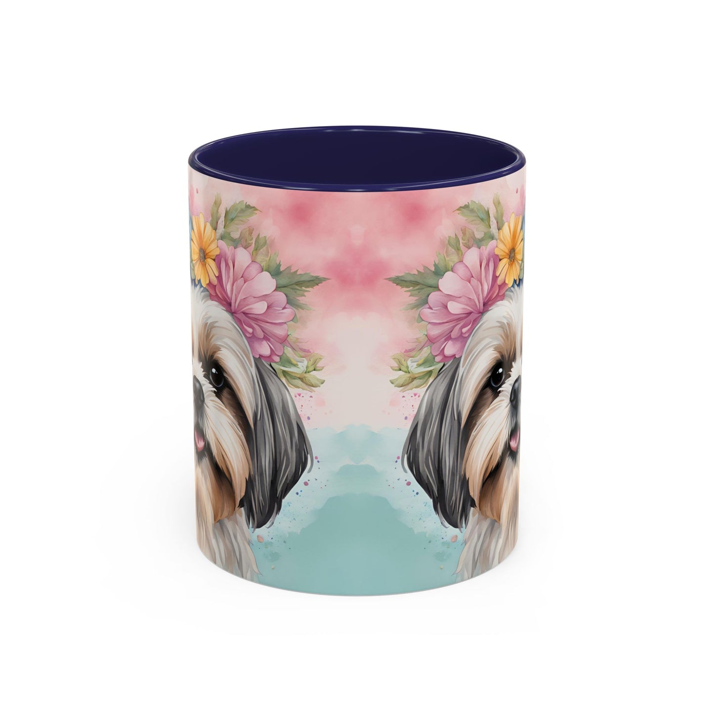 Shih Tzu 02 Accent Coffee Mug - Dog Lover Gift