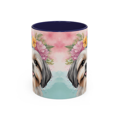 Shih Tzu 02 Accent Coffee Mug - Dog Lover Gift