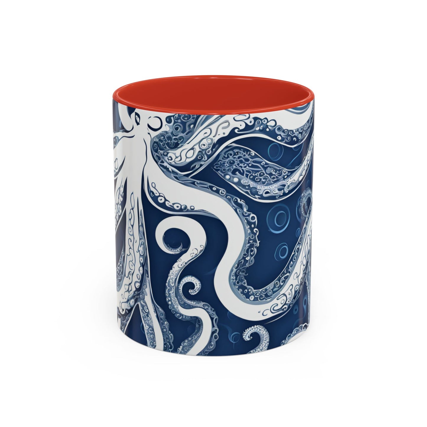 Octopus 5 Accent Coffee Mug (11oz)