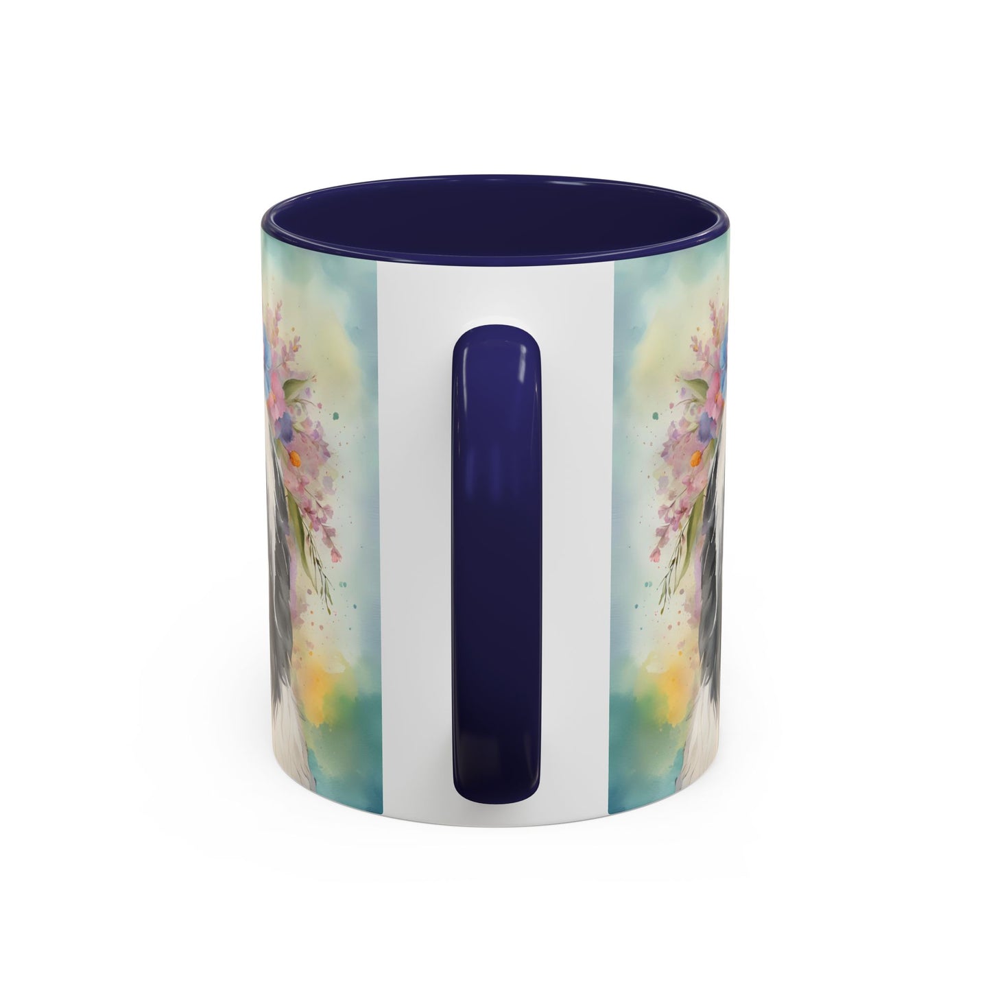 Bearded Collie 02 Accent Coffee Mug - Dog Lover Gift