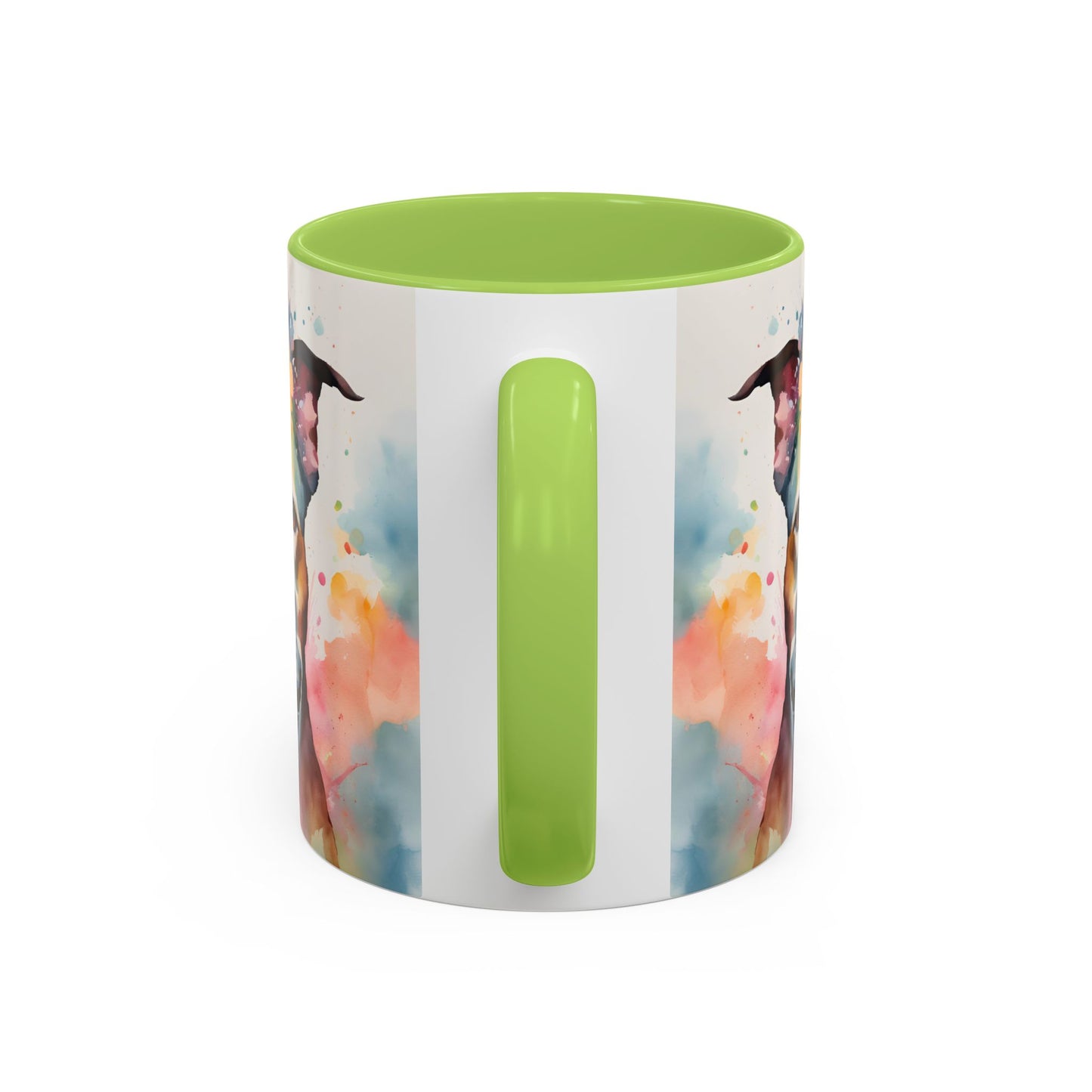 Staffordshire Bull Terrier 03 Accent Coffee Mug - Dog Lover Gift