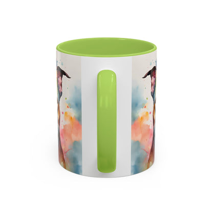 Staffordshire Bull Terrier 03 Accent Coffee Mug - Dog Lover Gift