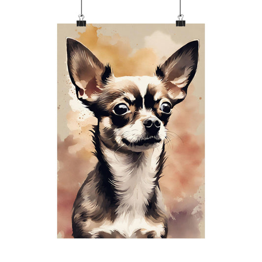 Dogs Chihuahua 04 Matte Vertical Poster