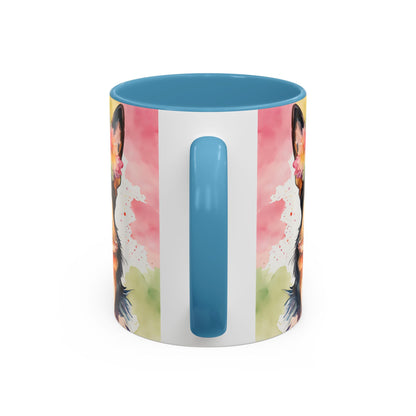 German Shepherd 03 Accent Coffee Mug - Dog Lover Gift