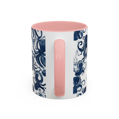 Octopus 3 Accent Coffee Mug (11oz)