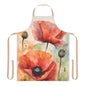 Poppies 01 Apron 5-Color Straps