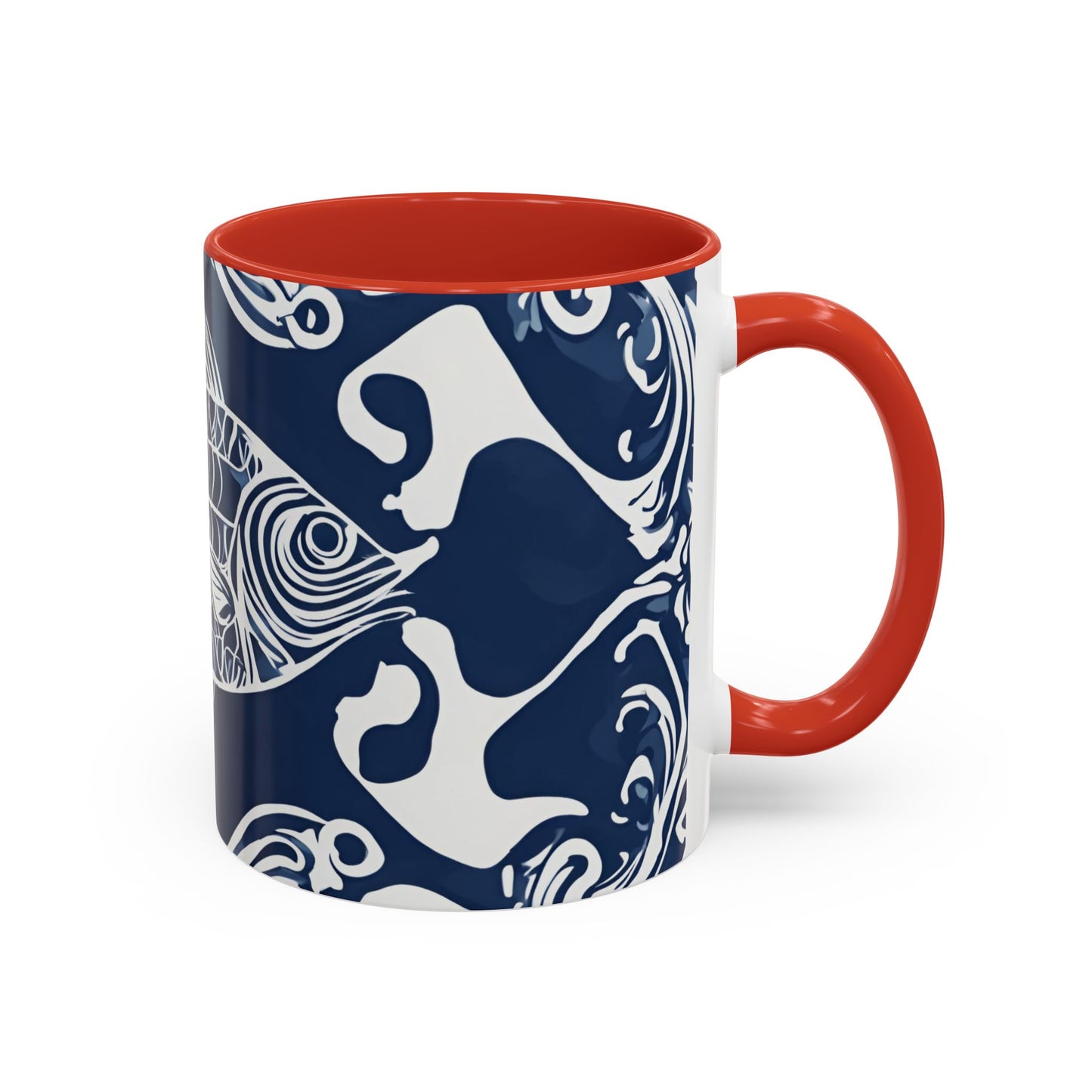 Fish 14 Accent Coffee Mug (11oz)