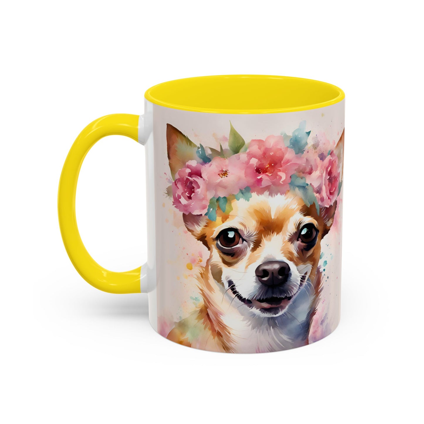 Chihuahua 01 Accent Coffee Mug - Dog Lover Gift