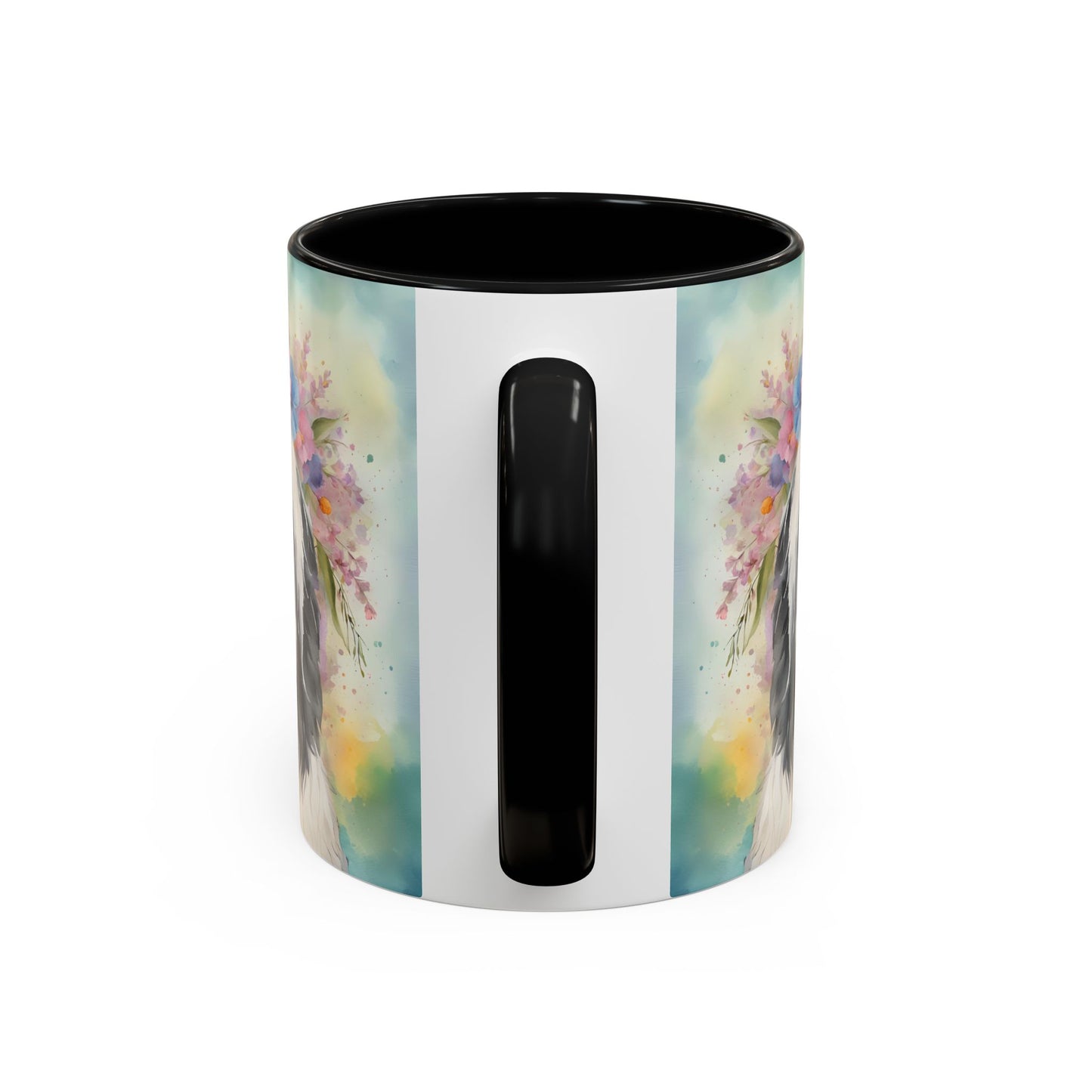 Bearded Collie 02 Accent Coffee Mug - Dog Lover Gift