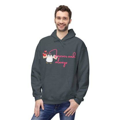 Forever And Always Unisex Valentines Hoodie