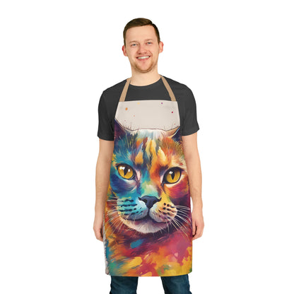 Multi pussycat Adult Apron (AOP)