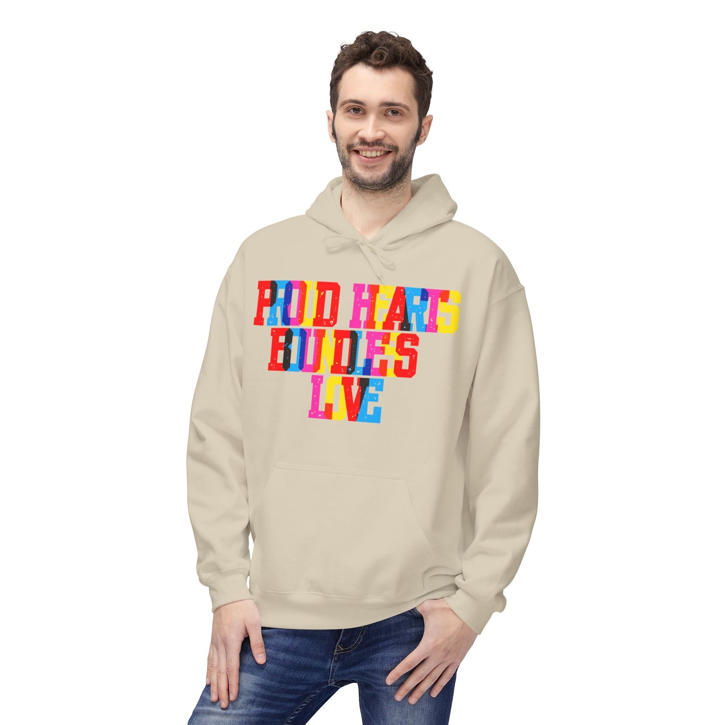 Proud Hearts Endless Love Unisex Valentines Hoodie