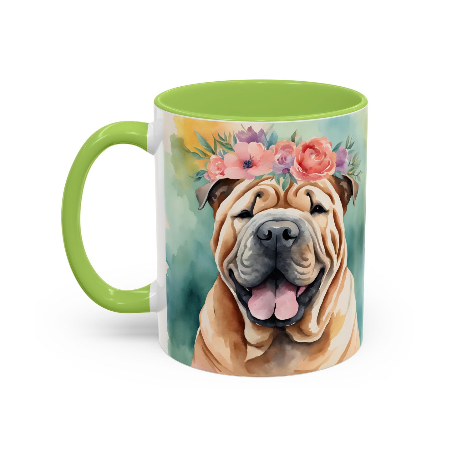 Shar Pei 01 Accent Coffee Mug - Dog Lover Gift