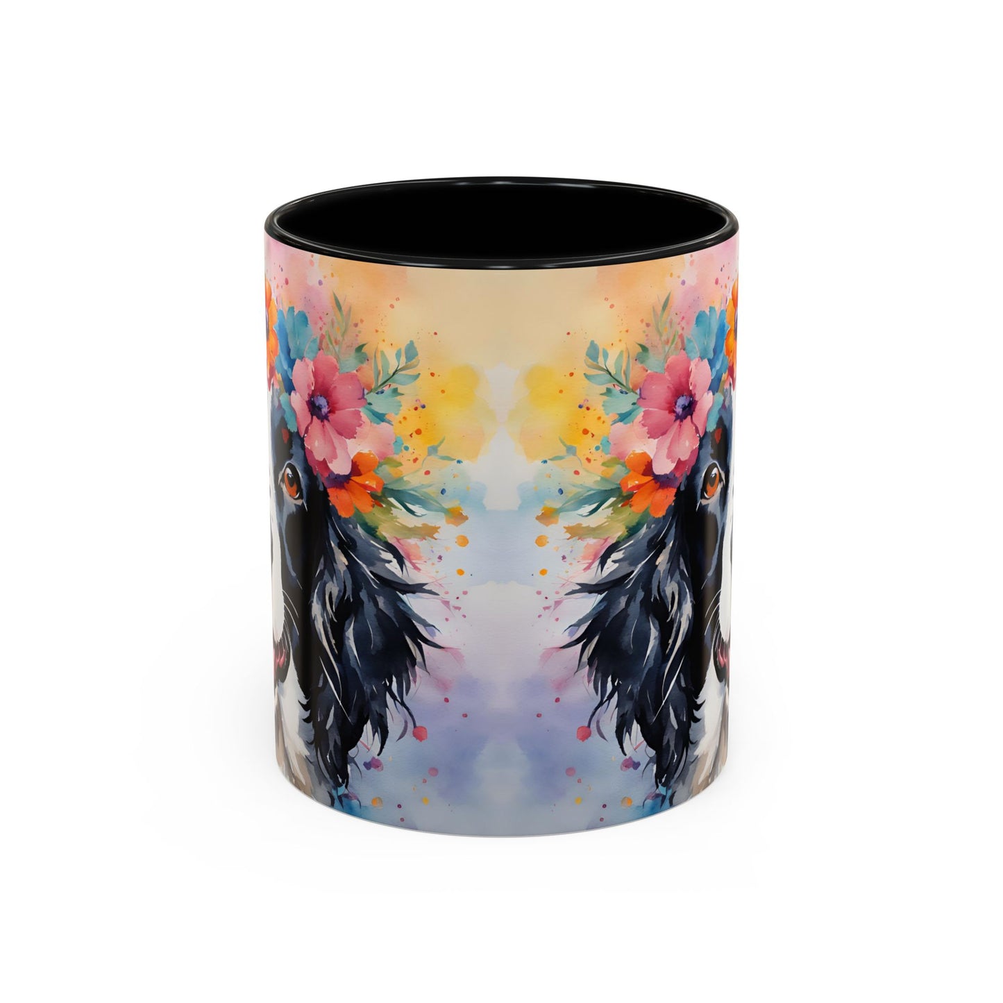 Springer Spaniel 02 Accent Coffee Mug - Dog Lover Gift