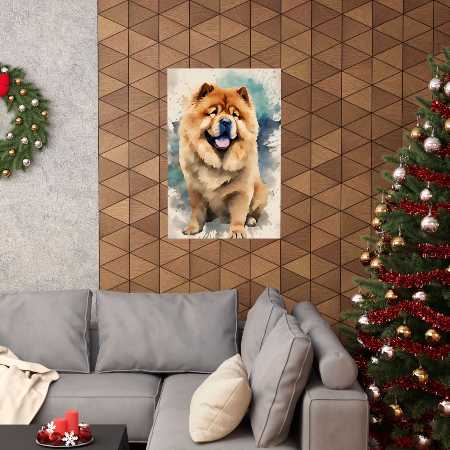 Dogs Chow Chow 01 Matte Vertical Poster