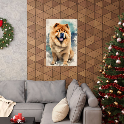 Dogs Chow Chow 01 Matte Vertical Poster