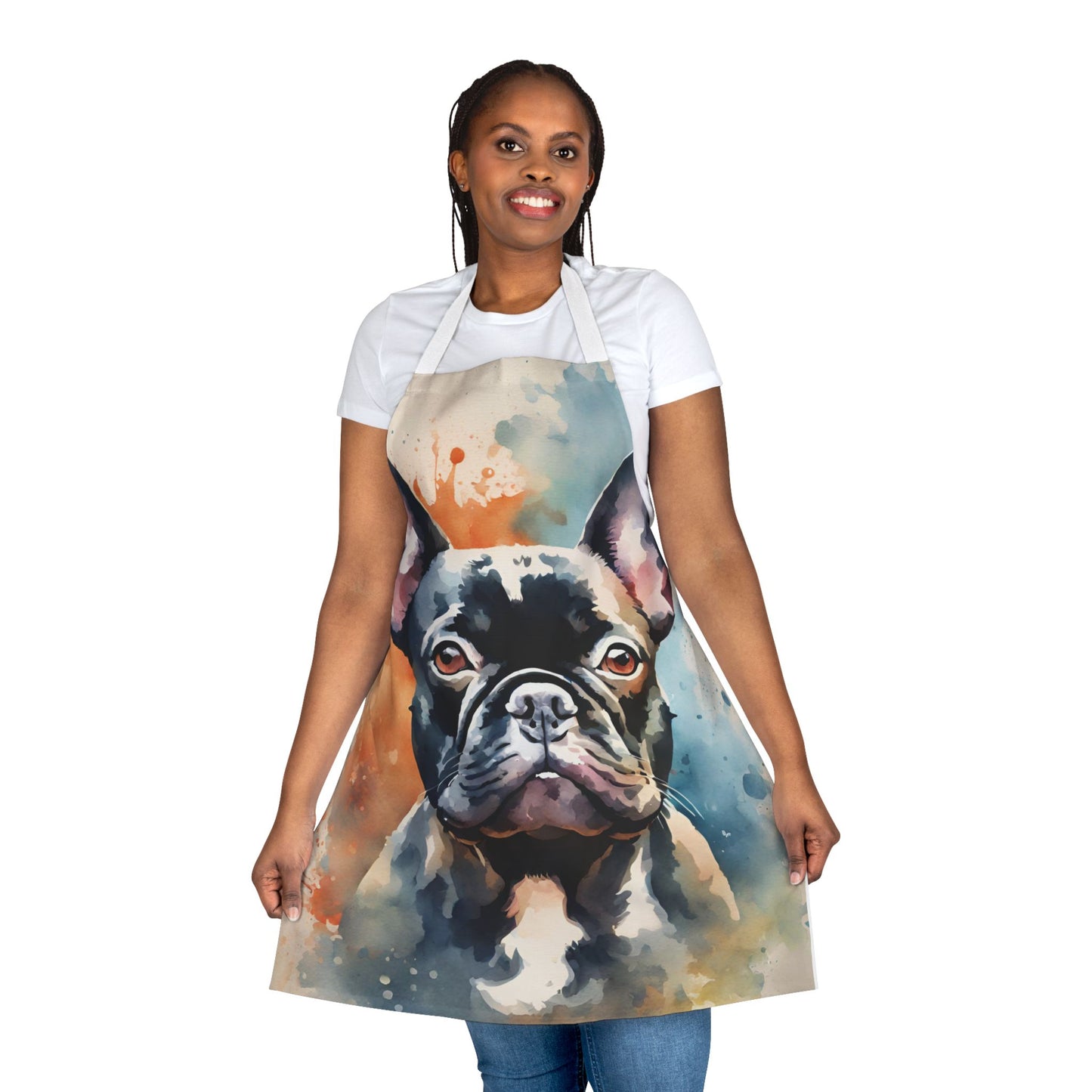 Little Frenchie Adult Apron (AOP)