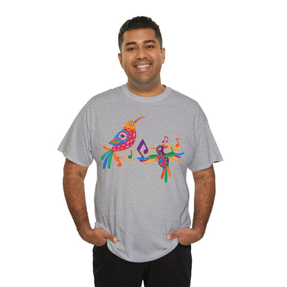 Jazzy birds 06 Unisex Heavy Cotton Tee