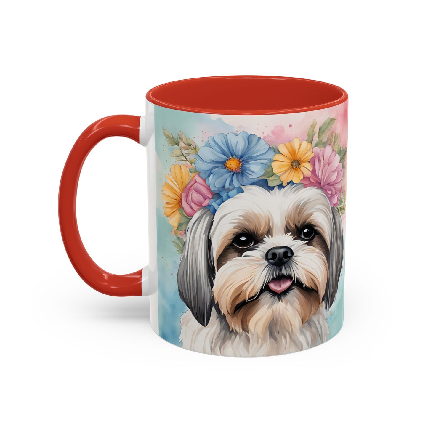 Shih Tzu 02 Accent Coffee Mug - Dog Lover Gift
