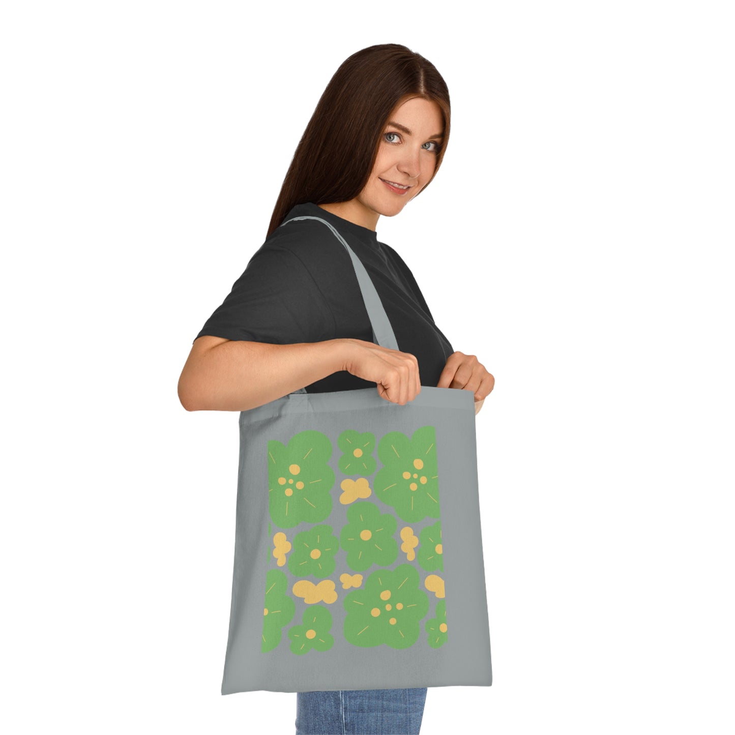 Abstract flowers 07 Cotton Tote