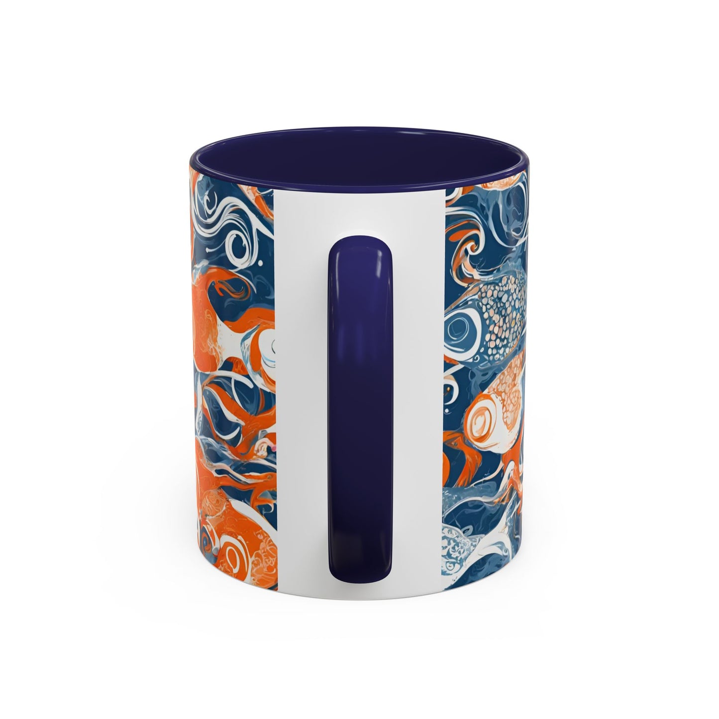 Orange Fish 09 Accent Coffee Mug (11oz)