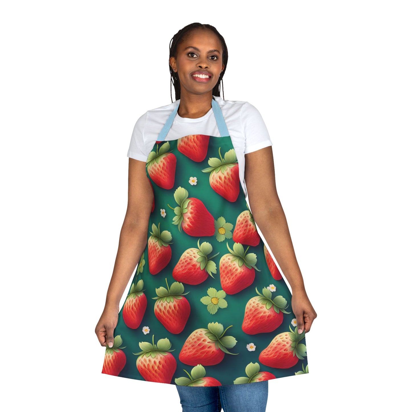 Strawberry 2 Apron, 5 Color Straps (AOP)