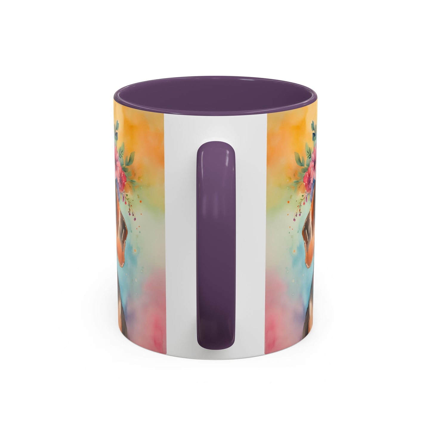 Dachshund 04 Accent Coffee Mug - Dog Lover Gift