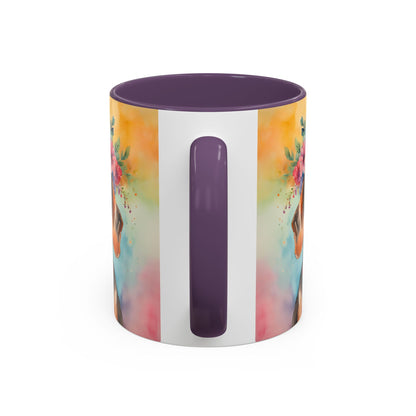 Dachshund 04 Accent Coffee Mug - Dog Lover Gift