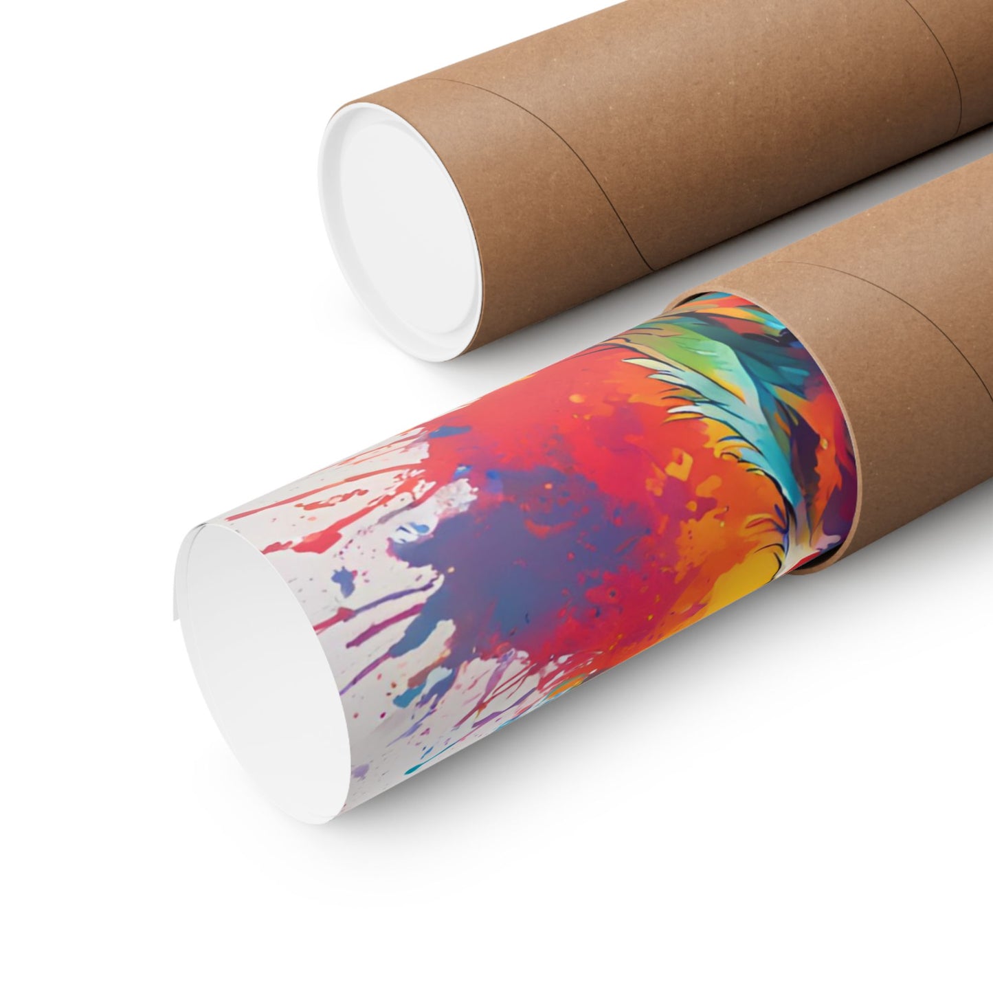 Multicolored Stag 2 Matte Vertical Poster
