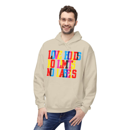 Love Holds No Limits No Labels Unisex Valentines Hoodie