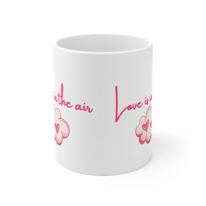 Love Is In The Air  Valentines Mug Ceramic 11oz