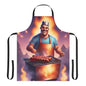 King of the BBQ 2 Apron, 5 Color Straps (AOP)