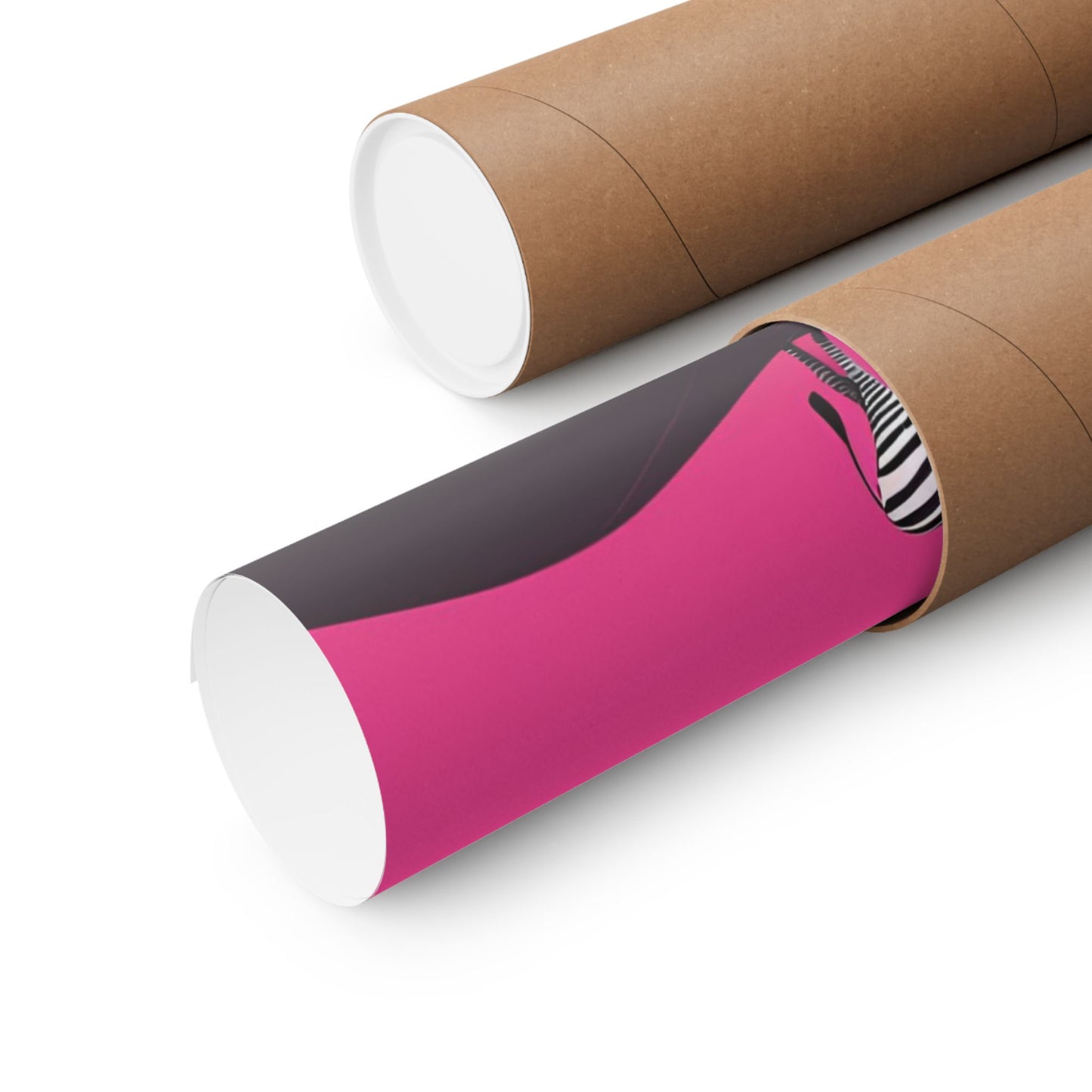 Lone Collection Zebra 4 Matte Square Posters