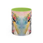Greyhound 02 Accent Coffee Mug - Dog Lover Gift