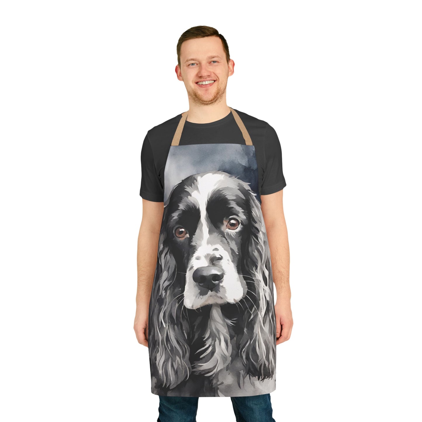 Blue Roan Cocker Spaniel Adult Apron (AOP)