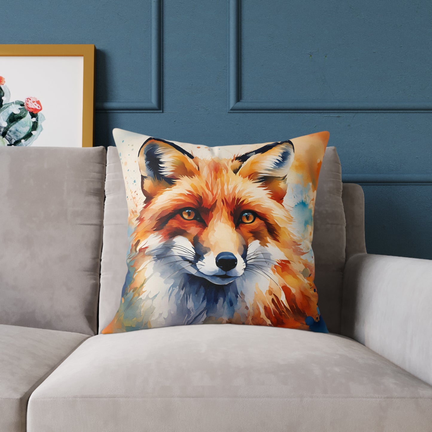 Fox 02 Poly Pillow - Natures Beauty Design