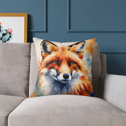 Fox 02 Poly Pillow - Natures Beauty Design