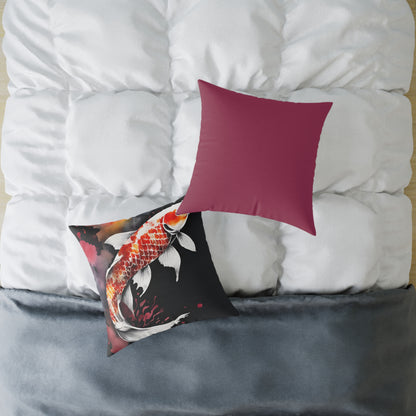 Koi Carp 01 Poly Pillow - Natures Beauty Design