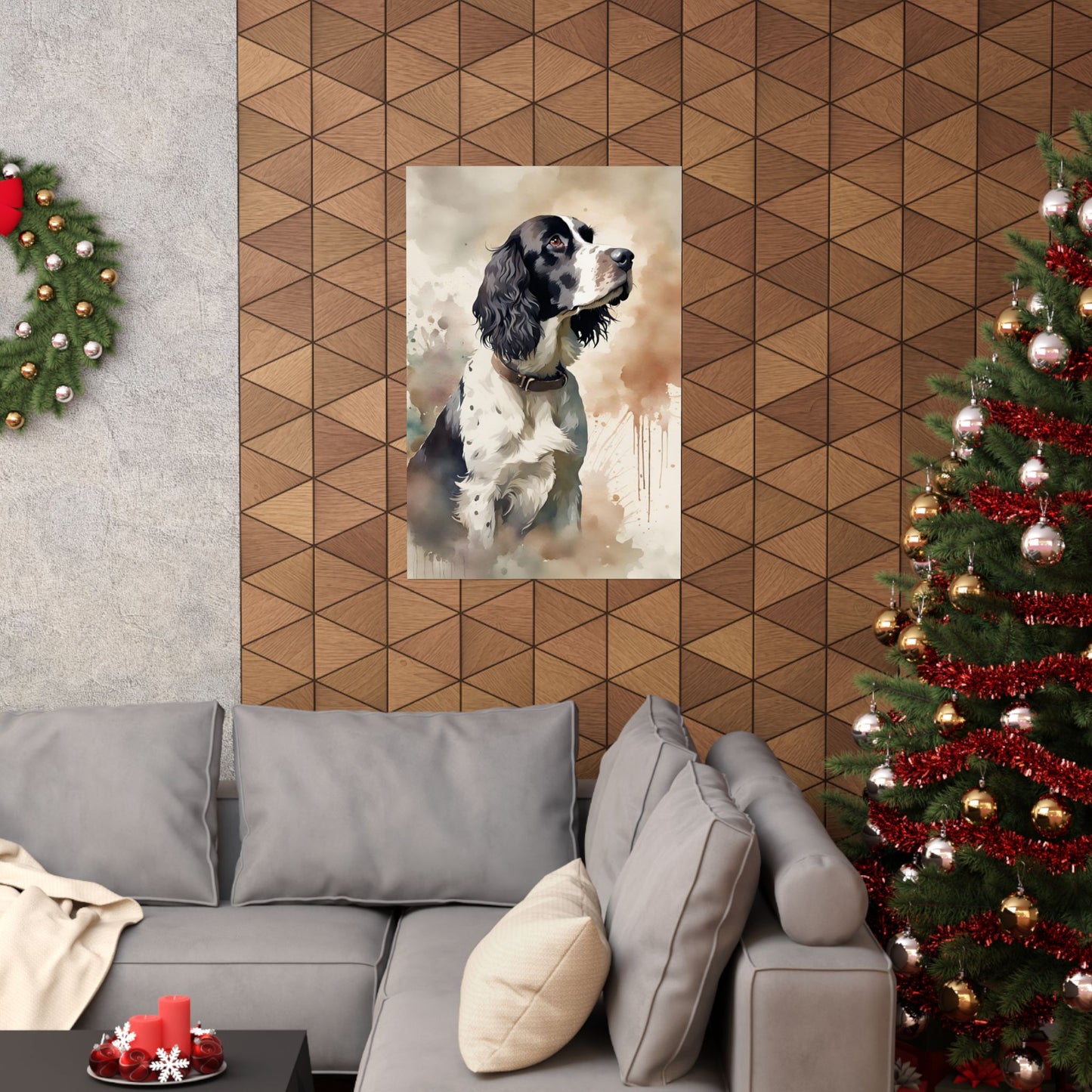 Dogs Springer Spaniel 04 Matte Vertical Poster